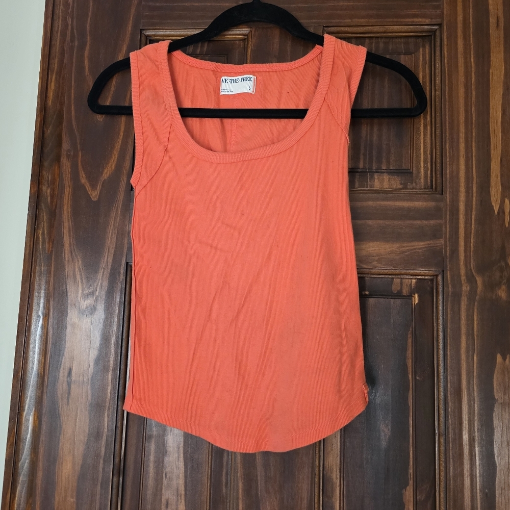We The Free Orange Tank Top